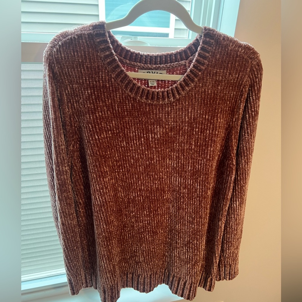 Orvis Women's Rich Mauve Crew Neck Sweater